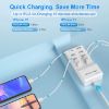 Picture of USB Charger 10-Ports USB Charging Station for Multiple Devices USB Wall Charger Power Hub Strip Amazon Smart Plug Charging Dock