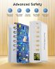 Picture of USB Charging Station, 7-Port Multi USB C Charger with LED Display, 5V/8A Portable Desktop USB Charging Hub for Multi
