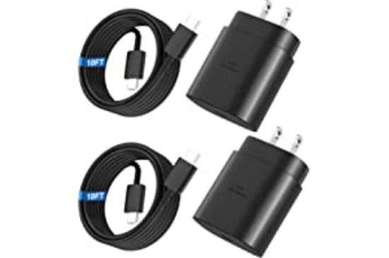 Picture of Super Fast Charger Type C, 25W USB C Wall Charger Fast Charging for Samsung Galaxy S23 Ultra/S23/S23+/S22/S22 Ultra/S22+/S21